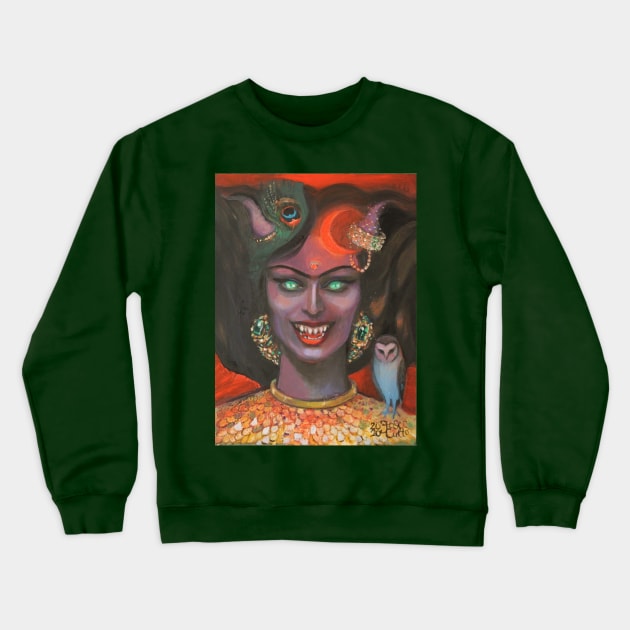 Liliths Loughter Crewneck Sweatshirt by Fosco-Culto